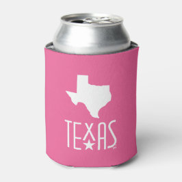 Symbolen van Texas, staat van Texas, roze Blikjeskoeler