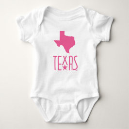 Symbolen van Texas, staat van Texas, roze Romper