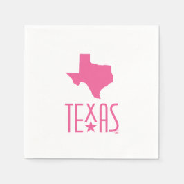 Symbolen van Texas, staat van Texas, roze Servet