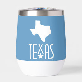 Symbolen van Texas, staat van Texas wit, blauw
