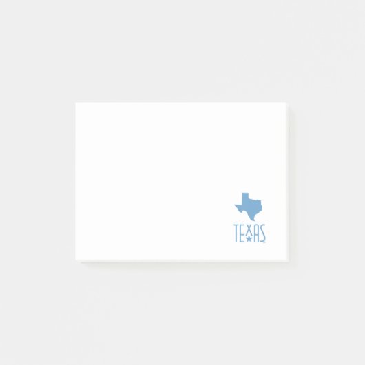 Symbolen van Texas, Texas, blauw Post-it® Notes (Voorkant)