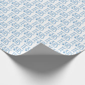 Symbolen van Texas, Texas en Star Blue Cadeaupapier (Hoek)