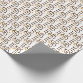 Symbolen van Texas, Texas en Star Brown Cadeaupapier (Hoek)