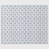 Symbolen van Texas, Texas en Star Navy Cadeaupapier (Vlak)