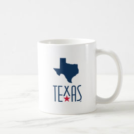 Symbolen van Texas, Texas, marineblauw Koffiemok