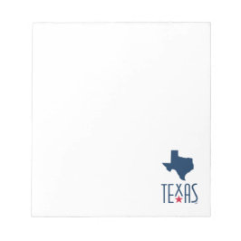 Symbolen van Texas, Texas, marineblauw Notitieblok
