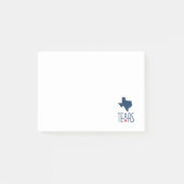Symbolen van Texas, Texas, marineblauw Post-it® Notes (Voorkant)