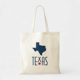 Symbolen van Texas, Texas, marineblauw Tote Bag