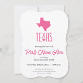 Symbolen van Texas, Texas, roze Kaart (Voorkant)