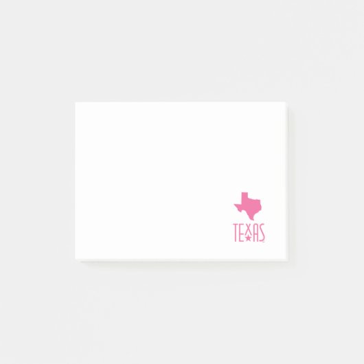 Symbolen van Texas, Texas, roze Post-it® Notes (Voorkant)