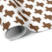 Symbolen van Texas, Texas State, Brown Cadeaupapier (Rol Hoek)