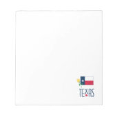 Symbolen van Texas, Texas Vlag en Yellow Rose Notitieblok (Voorkant)