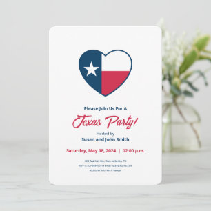 Symbolen van Texas, Texas vlag, hart Kaart