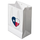 Symbolen van Texas, Texas vlag, hart Medium Cadeauzakje (Voorkant Gekanteld)