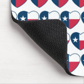 Symbolen van Texas, Texas Vlag, Hart Mousepad Muismat (Hoek)