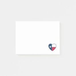 Symbolen van Texas, Texas vlag, hart Post-it® Notes