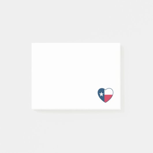Symbolen van Texas, Texas vlag, hart Post-it® Notes (Voorkant)