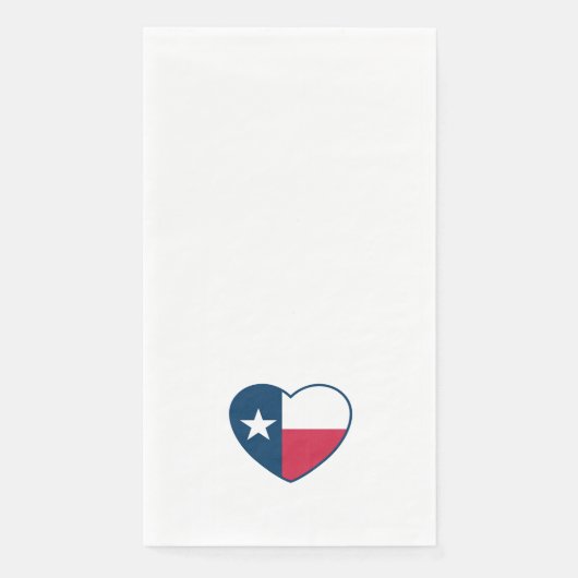 Symbolen van Texas, Texas vlag, hart Servet (Voorkant)