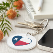 Symbolen van Texas, Texas-vlag, Hart Sleutelhanger (Voorkant Rechts)