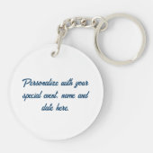 Symbolen van Texas, Texas-vlag, Hart Sleutelhanger (Achterkant)