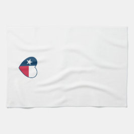 Symbolen van Texas, Texas vlag, hart Theedoek