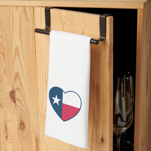 Symbolen van Texas, Texas vlag, hart Theedoek (Derde Gevouwen)