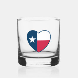 Symbolen van Texas, Texas vlag, hart Whisky Glas