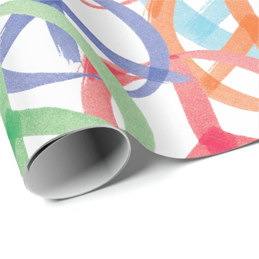 Symbolen van vrede cadeaupapier (Rol Hoek)