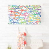 Symbolen van vrede spandoek (Insitu)