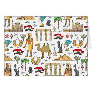 Symbolen voor de kleuren van het Egyptische patroo