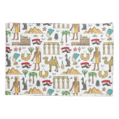 Symbolen voor de kleuren van het Egyptische patroo Kussensloop (Achterkant-Links)