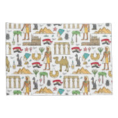 Symbolen voor de kleuren van het Egyptische patroo Kussensloop (Achterkant-Rechts)