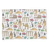 Symbolen voor de kleuren van het Egyptische patroo Kussensloop (Voorkant-Rechts)