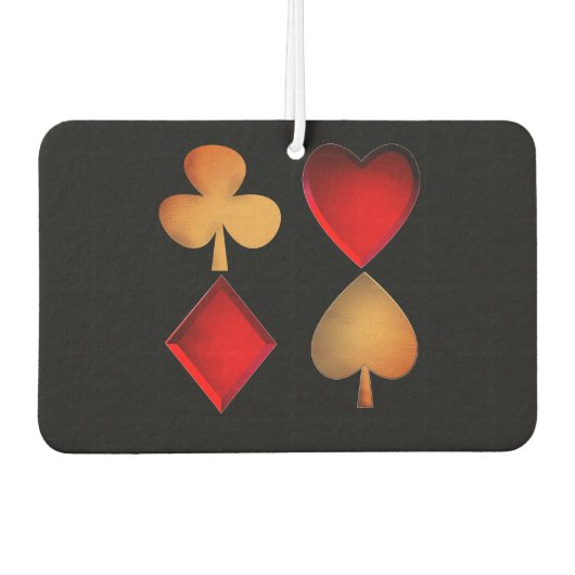 symbolen voor kaartspel luchtverfrisser (Voorkant)