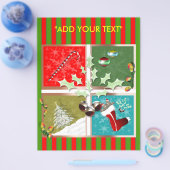 Symbolen voor kerstbrochure flyer (Enkel)