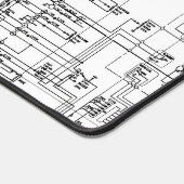 Symbolen voor schema's van elektronische schakelin bureaumat (Hoek)