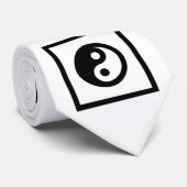 Symbolen - YIN & YANG + uw ideeën Stropdas (Opgerold)