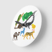 Symboliek van Dieren Ronde Klok (Hoek)
