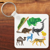 Symboliek van Dieren Sleutelhanger (Voorkant)