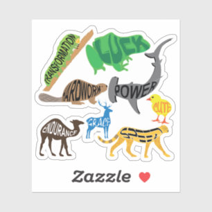 Symboliek van Dieren Sticker