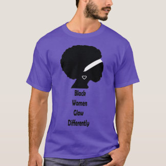 Symbolisch afbeelding en quote quotBlack Women Glo T-shirt