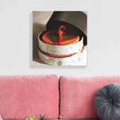 Symbolisch Boek Canvas van artiest ontmoeten (Insitu (Woonkamer))