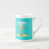 SYMBOLISCH CROSS PORSELEIN KOP (Rechts)