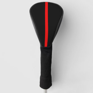 Symbolisch grafisch ontwerp van de Dunne Rode Lijn Golfheadcover