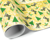 Symbolisch kerstpatroonpapier cadeaupapier (Rol Hoek)