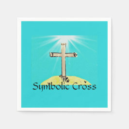 Symbolisch kruis  servet