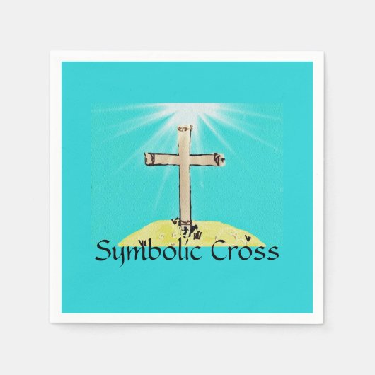 Symbolisch kruis  servet (Voorkant)