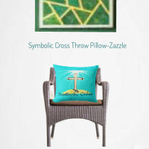 Symbolisch kruisje Sierkussen