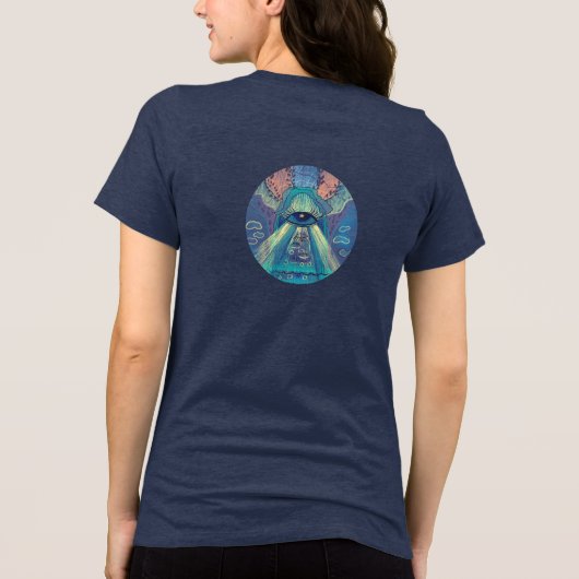 Symbolisch oog T - shirt (Achterkant)