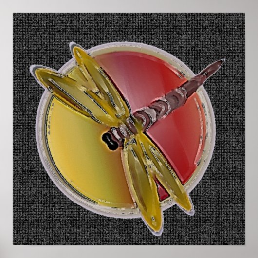 Symbolisch Poster van Dragonfly (Voorkant)